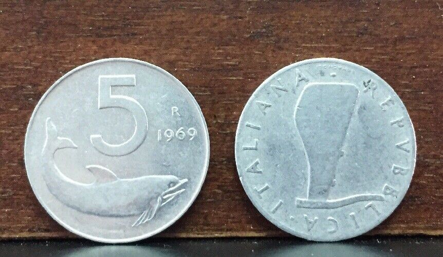 MONETA LIRE 5 1969 MO02