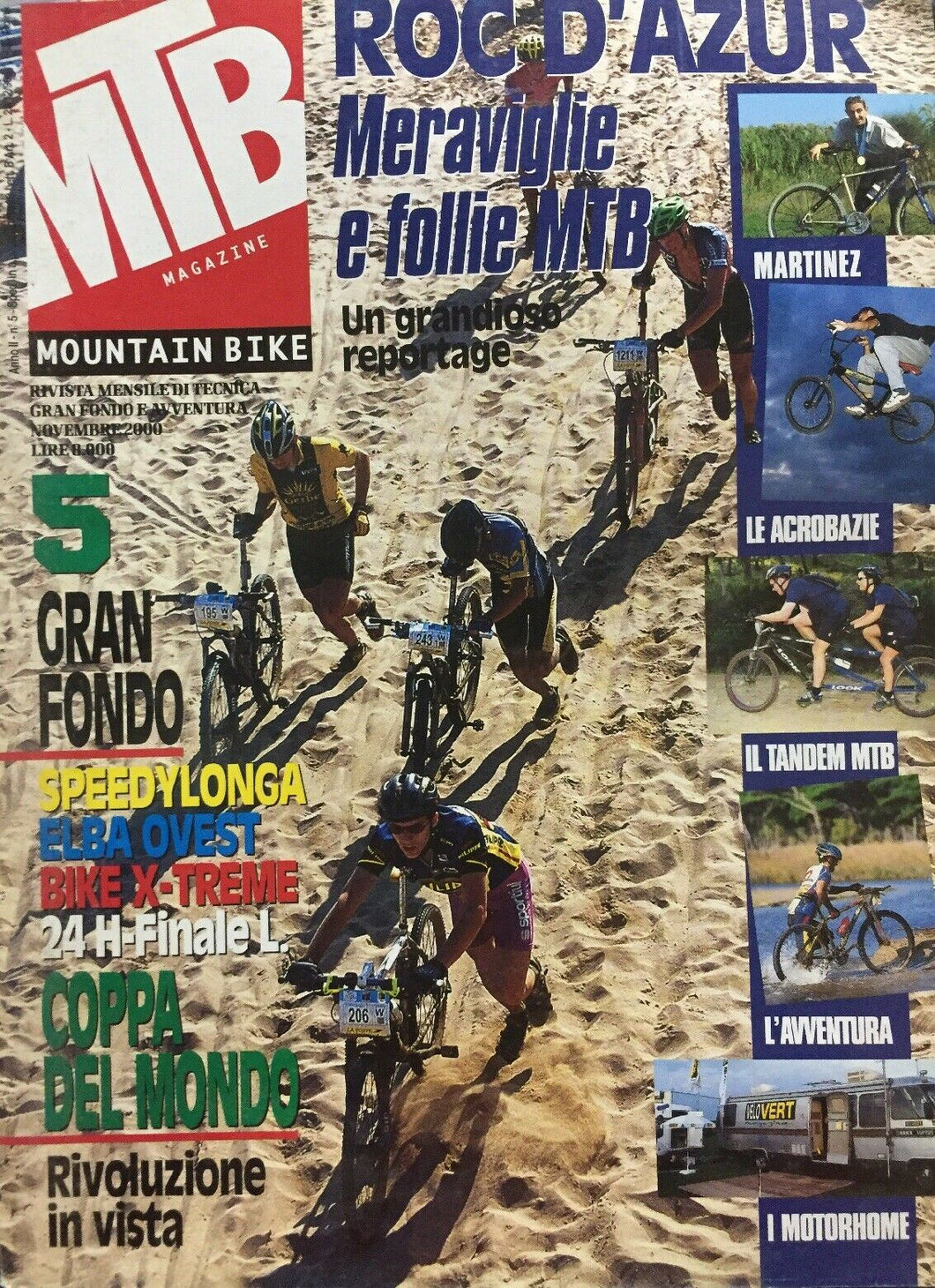 MTB MAGAZINE NOVEMBRE 2000 MOUNTAIN BIKE L47