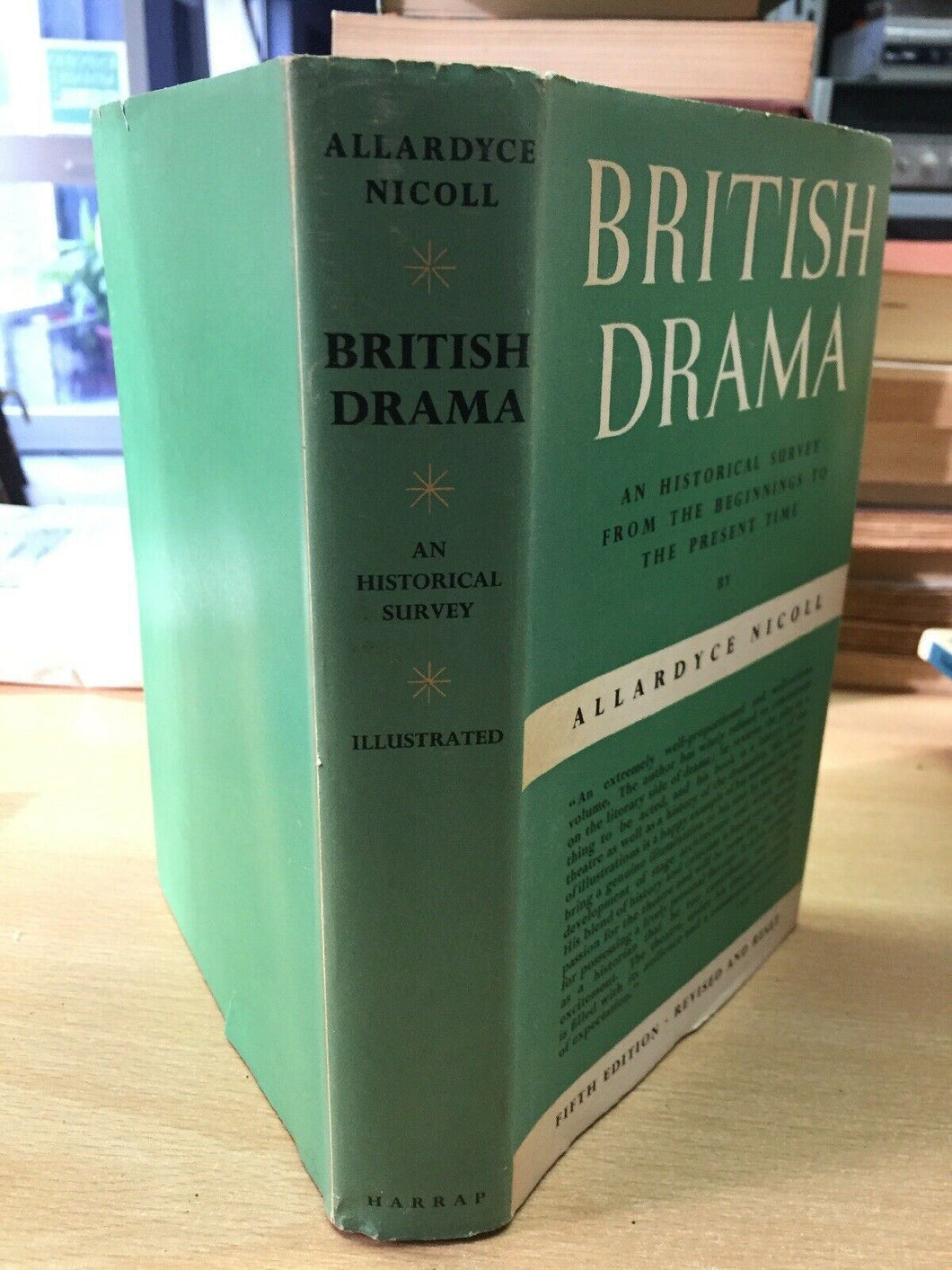 BRITISH DRAMA A. NICOLL 1962 in Inglese L298