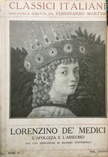 Carica l&#39;immagine nel visualizzatore di Gallery, L’APOLOGIA E L’ARIDOSIO LORENZINO DE MEDICI L318
