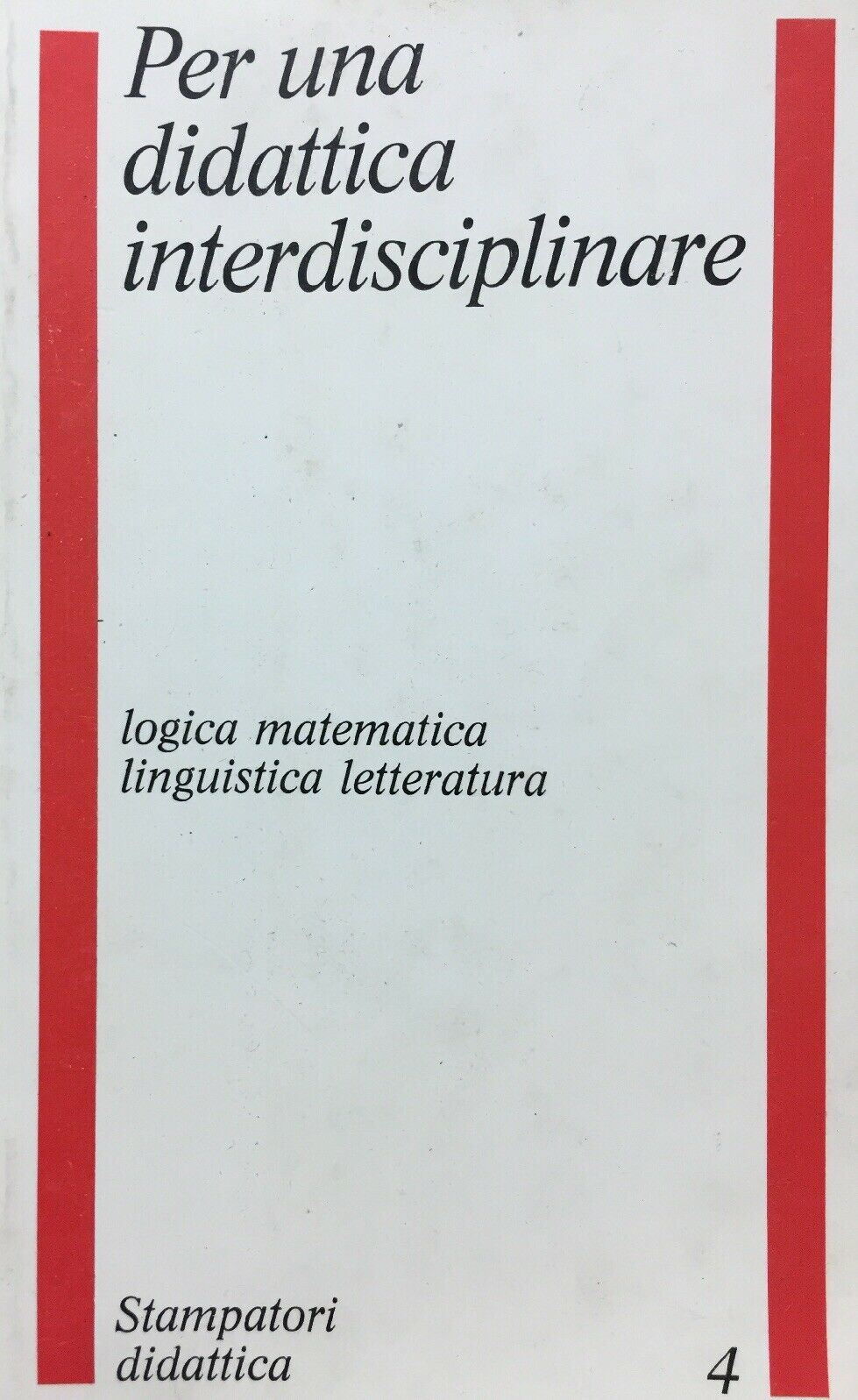 PER UNA DIDATTICA INTERDISCIPLINARE AA. VV. 1977 M31
