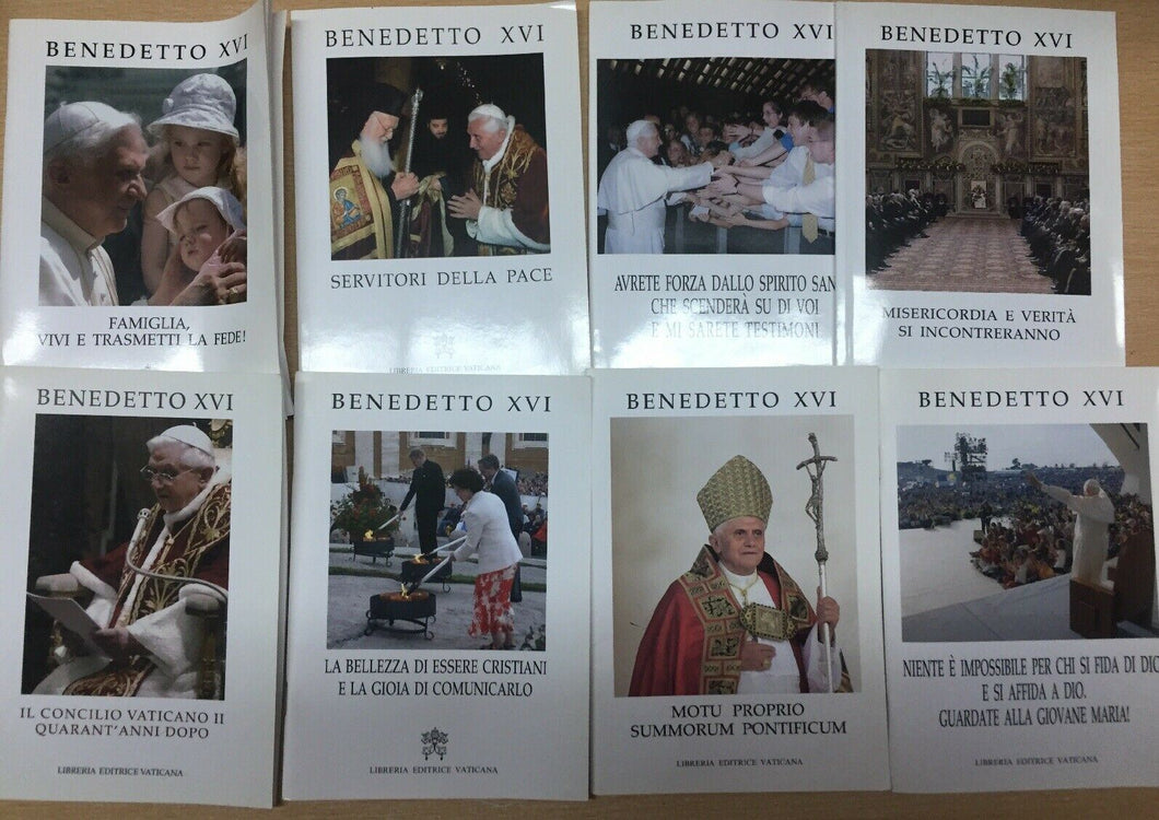 LOTTO VARI DISCORSI BENEDETTO XVI M179