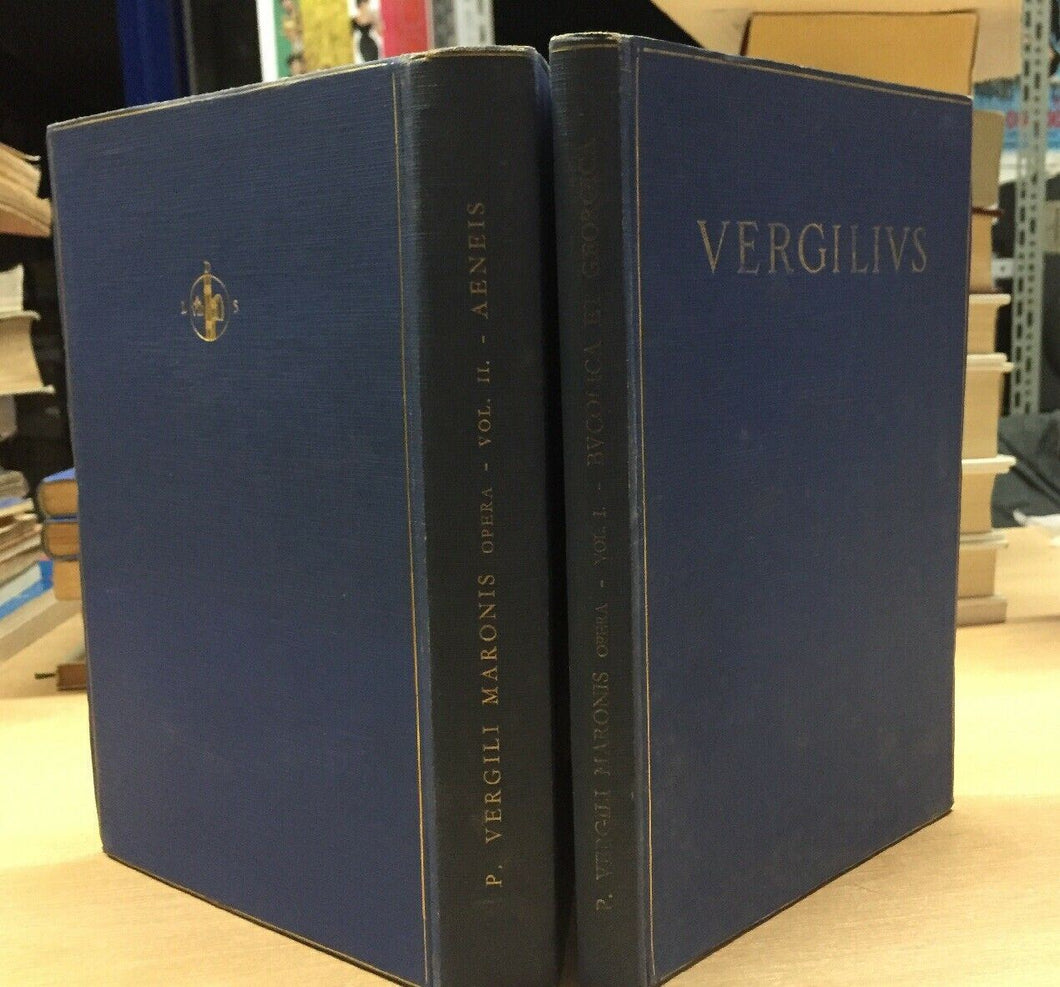 P. VERGILI MARONIS OPERA 2 VOLL. REAL ACCADEMIA D’ITALIA 1930 M193