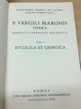 Carica l&#39;immagine nel visualizzatore di Gallery, P. VERGILI MARONIS OPERA 2 VOLL. REAL ACCADEMIA D’ITALIA 1930 M193
