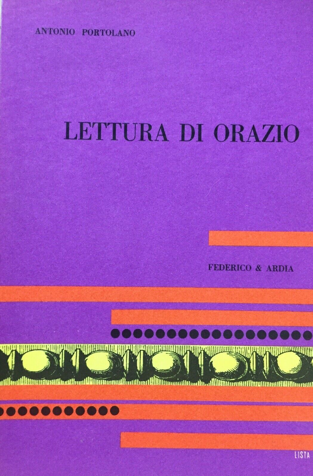 LETTURA DI ORAZIO A. PORTOLANO 1970 M205