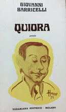Carica l&#39;immagine nel visualizzatore di Gallery, QUIORA POESIE G. BARRICELLI AUTOGRAFATO 1976 M280
