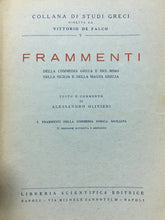 Carica l&#39;immagine nel visualizzatore di Gallery, FRAMMENTI DELLA COMMEDIA GRECA E DEL MIMO IN SICILIA E NELLA MAGNA GRECIA M318
