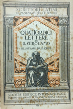 Carica l&#39;immagine nel visualizzatore di Gallery, QUATTORDICI LETTERE DI S. GIROLAMO ILLUSTRATE DA E. CERIA 1940  M345
