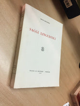 Carica l&#39;immagine nel visualizzatore di Gallery, SAGGI LINGUISTICI B. MIGLIORINI LE MONNIER 1957 M460
