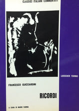 Carica l&#39;immagine nel visualizzatore di Gallery, RICORDI F. GUCCIARDINI COMMENTO M. FARINA 1969 M493
