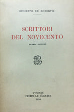 Carica l&#39;immagine nel visualizzatore di Gallery, SCRITTORI DEL NOVECENTO G. DE ROBERTIS LE MONNIER 1958 N67
