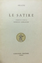 Carica l&#39;immagine nel visualizzatore di Gallery, LE SATIRE ORAZIO COMMENTO R. SABBADINI LOESCHER 1966 N149
