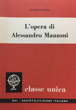 Carica l&#39;immagine nel visualizzatore di Gallery, L’OPERA DI ALESSANDRO MANZONI A. CHIARI ERI RAI 1963 N169
