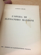 Carica l&#39;immagine nel visualizzatore di Gallery, L’OPERA DI ALESSANDRO MANZONI A. CHIARI ERI RAI 1963 N169
