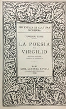Carica l&#39;immagine nel visualizzatore di Gallery, LA POESIA DI VIRGILIO T. FIORE LATERZA 1946 N188
