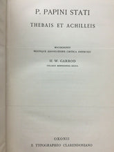 Carica l&#39;immagine nel visualizzatore di Gallery, P. PAPINI STATI THEBAIS ET ACHILLEIS BIBLIOTHECA OXONIENSIS 1953 N237
