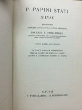 Carica l&#39;immagine nel visualizzatore di Gallery, P. PAPINI STATI SILVAE J. S. PHILLIMORE BIBLIOTHECA OXONIENSIS 1949 N259

