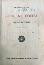 Carica l&#39;immagine nel visualizzatore di Gallery, SCUOLA E POESIA A. PAGANO 1937 N317
