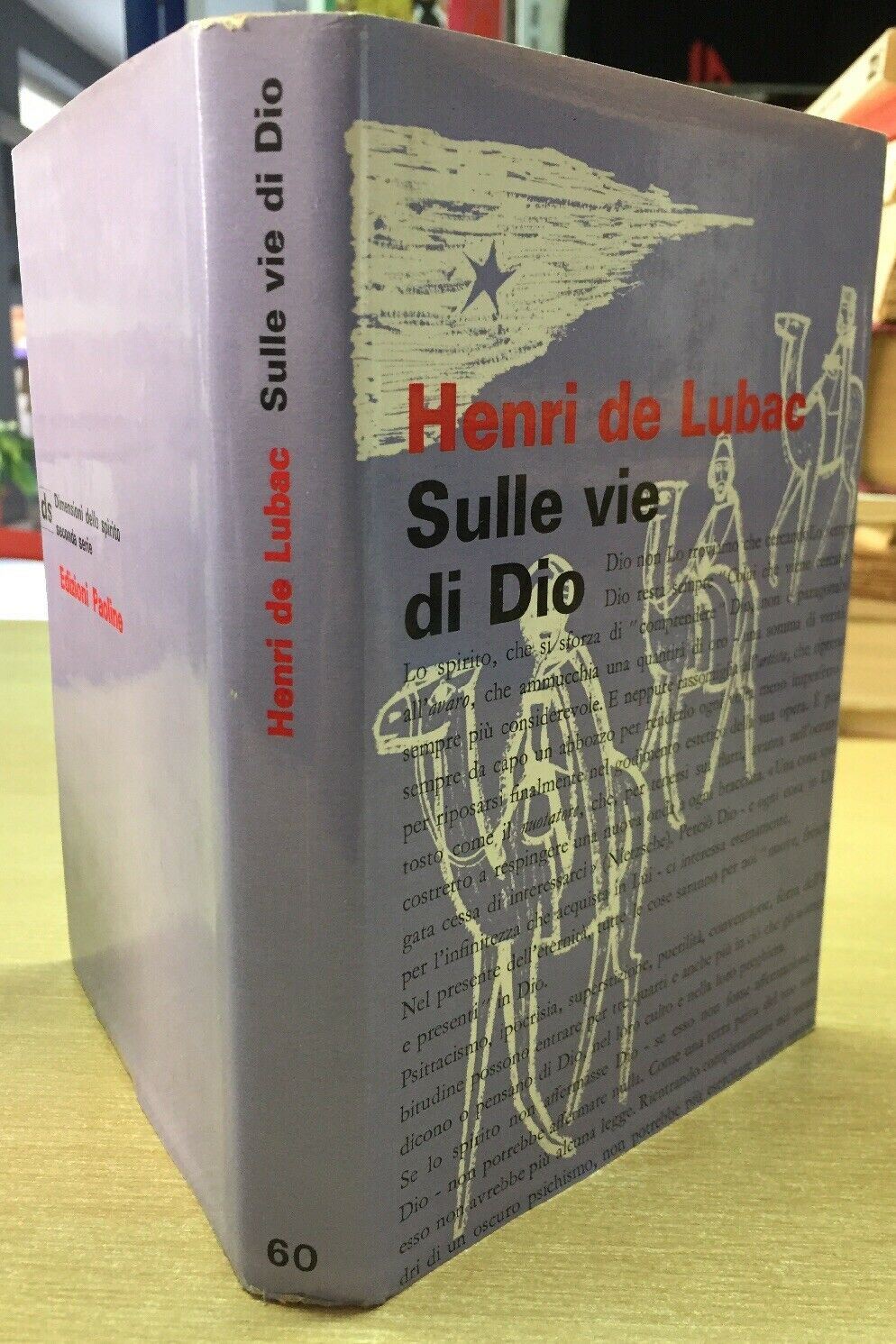 SULLE VIE DI DIO H. DE LUBAC ED. PAOLINE  1966 N328