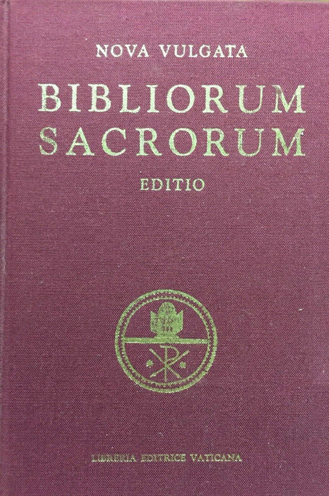 BIBLIORUM SACRORUM EDITIO NOVA VULGATA LIB. ED. VATICANA 1986 N505