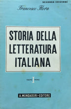 Carica l&#39;immagine nel visualizzatore di Gallery, STORIA DELLA LETTERATURA ITALIANA VOL. I F. FLORA MONDADORI 1941 O36
