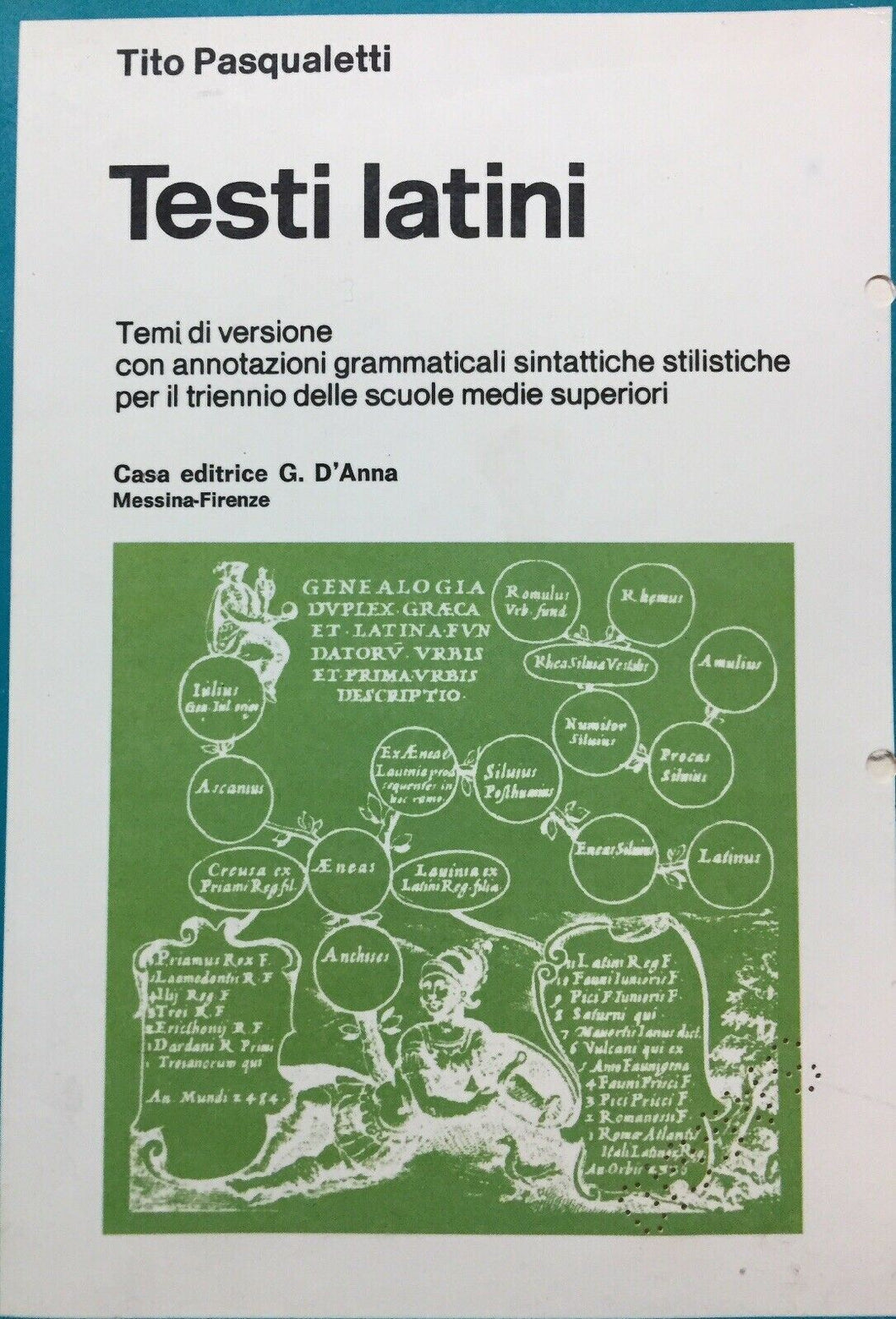 TESTI LATINI T. PASQUALETTI 1985 O67