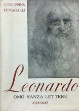 Carica l&#39;immagine nel visualizzatore di Gallery, LEONARDO OMO SENZA LETTERE G. FUMAGALLI SANSONI 1952 O91
