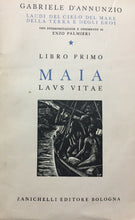 Carica l&#39;immagine nel visualizzatore di Gallery, LAUDI DEL CIELO DEL MARE DELLA TERRA E DEGLI EROI G. D’ANNUNZIO 1949 O104
