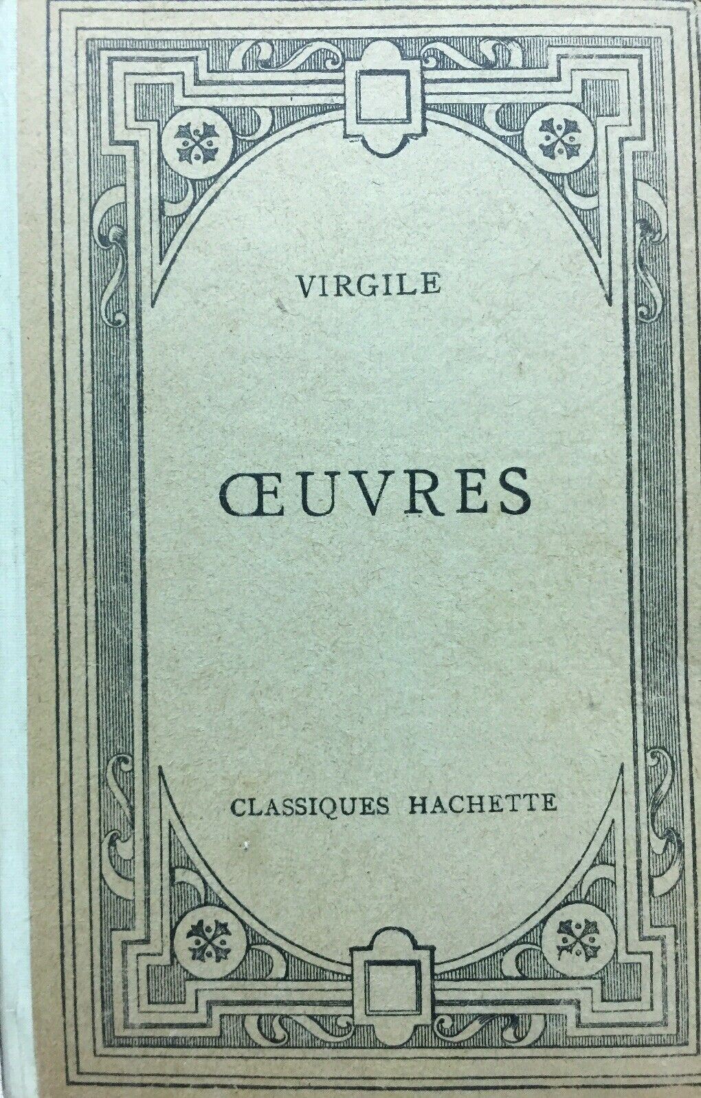 VIRGILE OEUVRES HACHETTE O147