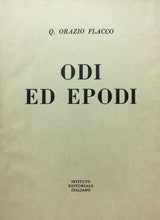 Carica l&#39;immagine nel visualizzatore di Gallery, Q. ORAZIO FLACCO ODI ED EPODI A CURA DI D. BO 1950 O209
