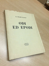 Carica l&#39;immagine nel visualizzatore di Gallery, Q. ORAZIO FLACCO ODI ED EPODI A CURA DI D. BO 1950 O209
