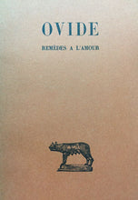 Carica l&#39;immagine nel visualizzatore di Gallery, OVIDE REMÉDES A L’AMOUR LES BELLES LETTRES 1961 O234
