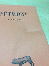 Carica l&#39;immagine nel visualizzatore di Gallery, PÉTRONE LE SATIRICON LES BELLES LETTRES 1958 O235
