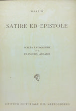 Carica l&#39;immagine nel visualizzatore di Gallery, Q. ORAZIO FLACCO SATIRE ED EPISTOLE F. ARNALDI O302

