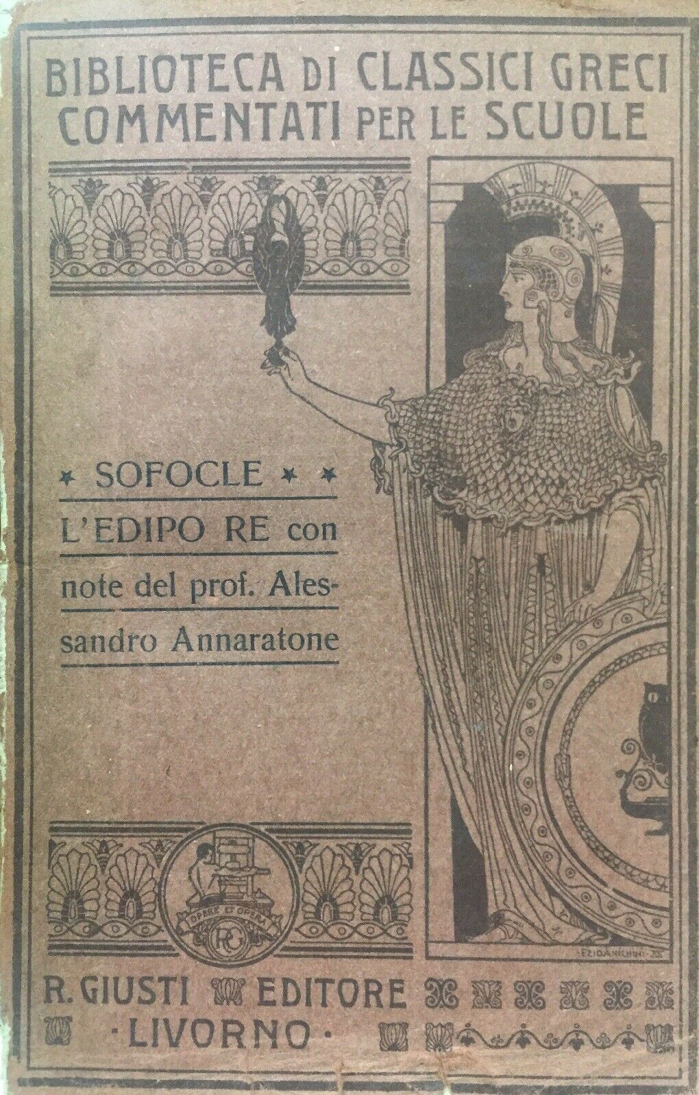 SOFOCLE EDIPO RE A. ANARRATORE O307