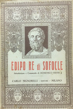 Carica l&#39;immagine nel visualizzatore di Gallery, SOFOCLE EDIPO RE D. BASSI O308

