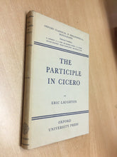 Carica l&#39;immagine nel visualizzatore di Gallery, THE PARTICIPLE IN CICERO E. LAUGHTON OXFORD 1964 O332
