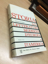 Carica l&#39;immagine nel visualizzatore di Gallery, STORIA DELLE LETTERATURE MODERNE D’EUROPA E D’AMERICA VOL. III C.PELLEGRINI O462
