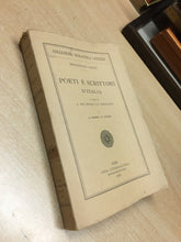 Carica l&#39;immagine nel visualizzatore di Gallery, POETI E SCRITTORI D’ITALIA VOL. I DA DANTE A V. CUOCO B. CROCE LATERZA 1927 O464
