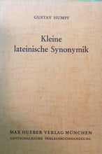 Carica l&#39;immagine nel visualizzatore di Gallery, KLEINE LATEINISCHE SYNONYMIK G. HUMPF 1959 O514
