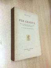 Carica l&#39;immagine nel visualizzatore di Gallery, PER GRADUS D. DE CASTRO 1955 O545
