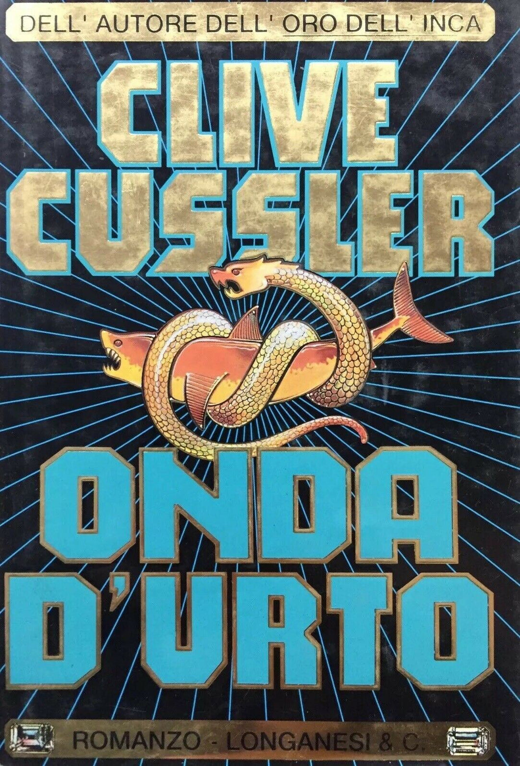 ONDA D’URTO CLIVE CUSSLER LONGANESI  I ED. 1996 U42