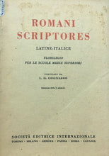 Carica l&#39;immagine nel visualizzatore di Gallery, ROMANI SCRIPTORES LATINE ITALICE L. G. COGNASSO U140
