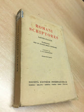 Carica l&#39;immagine nel visualizzatore di Gallery, ROMANI SCRIPTORES LATINE ITALICE L. G. COGNASSO U140
