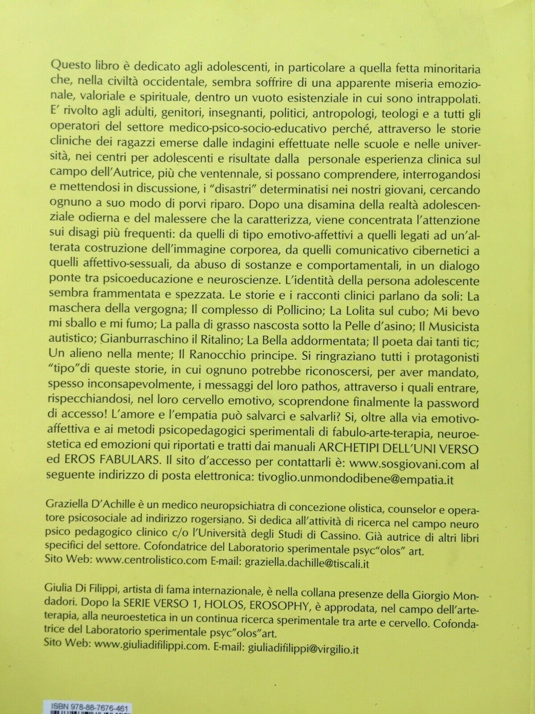 SONO UNA CHAT MIA MADRE UNA STREGA MIO PADRE UN CYBERTRANS G. D’ACHILLE U176