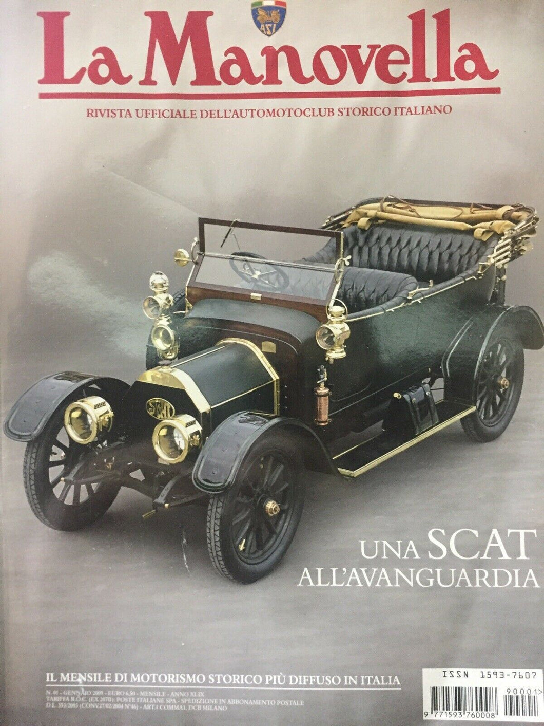 LA MANOVELLA RIVISTA UFFICIALE ASI GENNAIO 2009 U635
