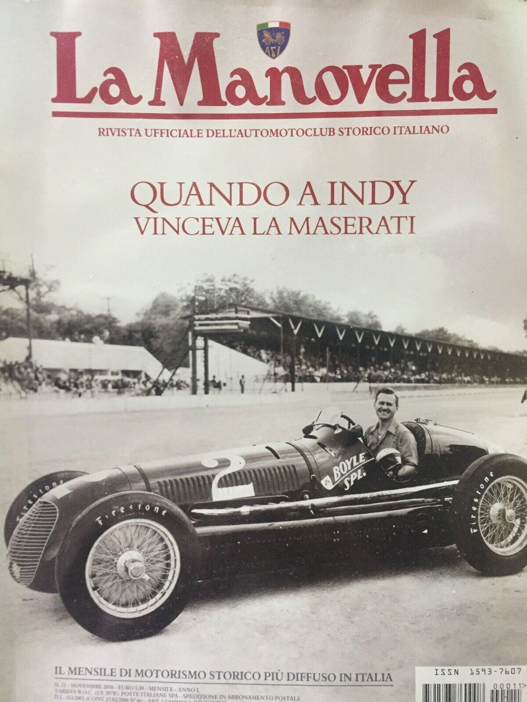 LA MANOVELLA RIVISTA UFFICIALE ASI NOVEMBRE 2010 U636