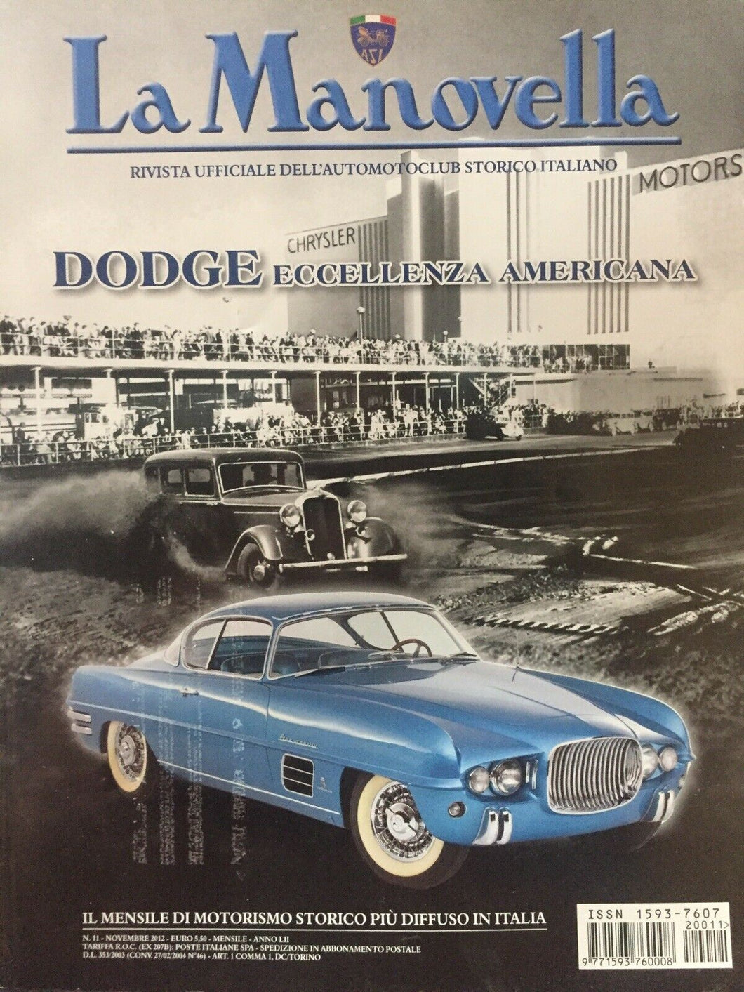 LA MANOVELLA RIVISTA UFFICIALE ASI NOVEMBRE 2012 U650