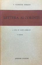 Carica l&#39;immagine nel visualizzatore di Gallery, LETTERA AI CORINTI S. CLEMENTE ROMANO U684
