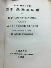 Carica l&#39;immagine nel visualizzatore di Gallery, OPERE DI SALOMONE GESNER 1837 U695
